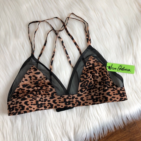 animal print bralette